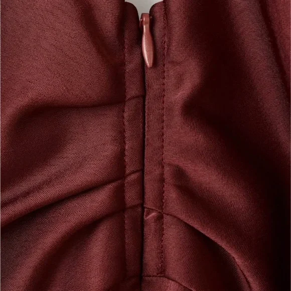 Mango Navy Asymmetrical Cowl-Neck Dress - Picture 7 of 8